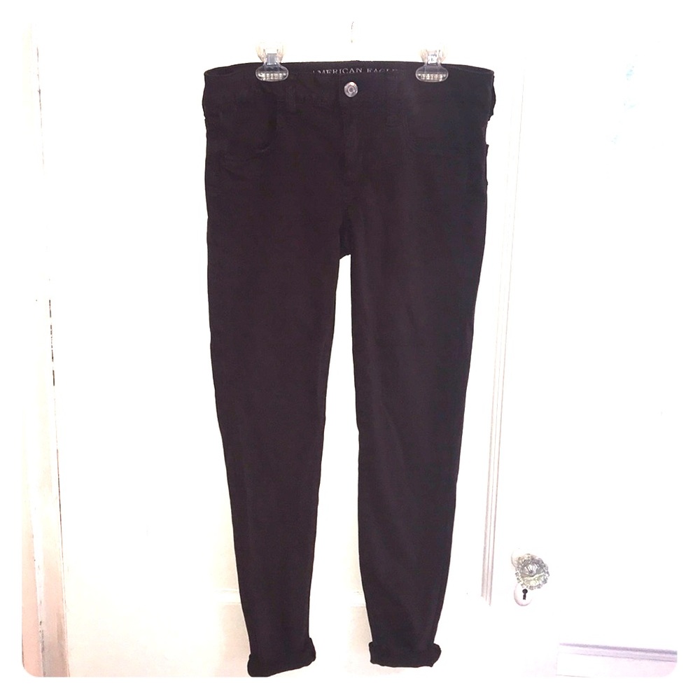American Eagle Regular Fit Purple Jeggings